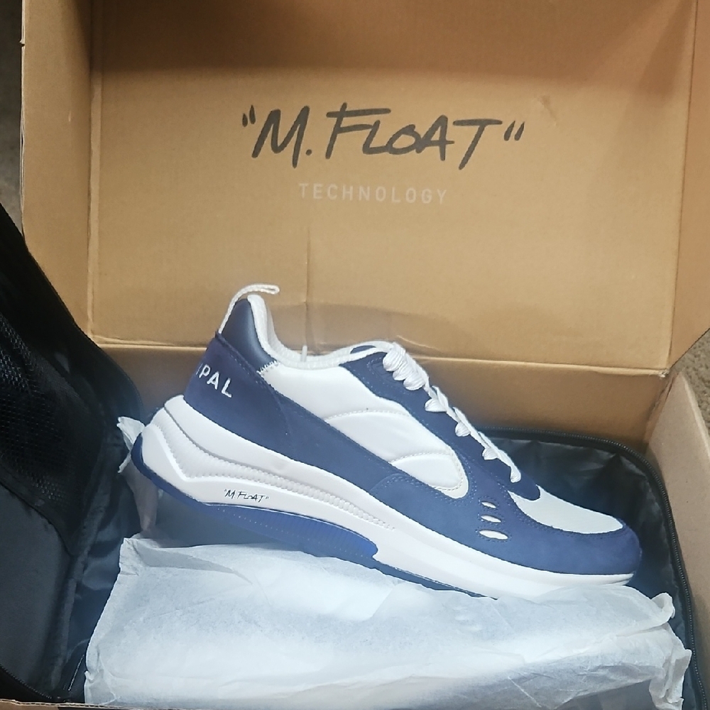 Men's Municipal Navy & White Gym Shoes